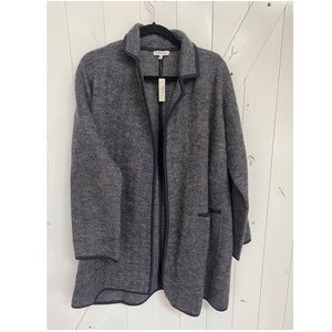 Madewell Herringbone Courton Sweater Coat M